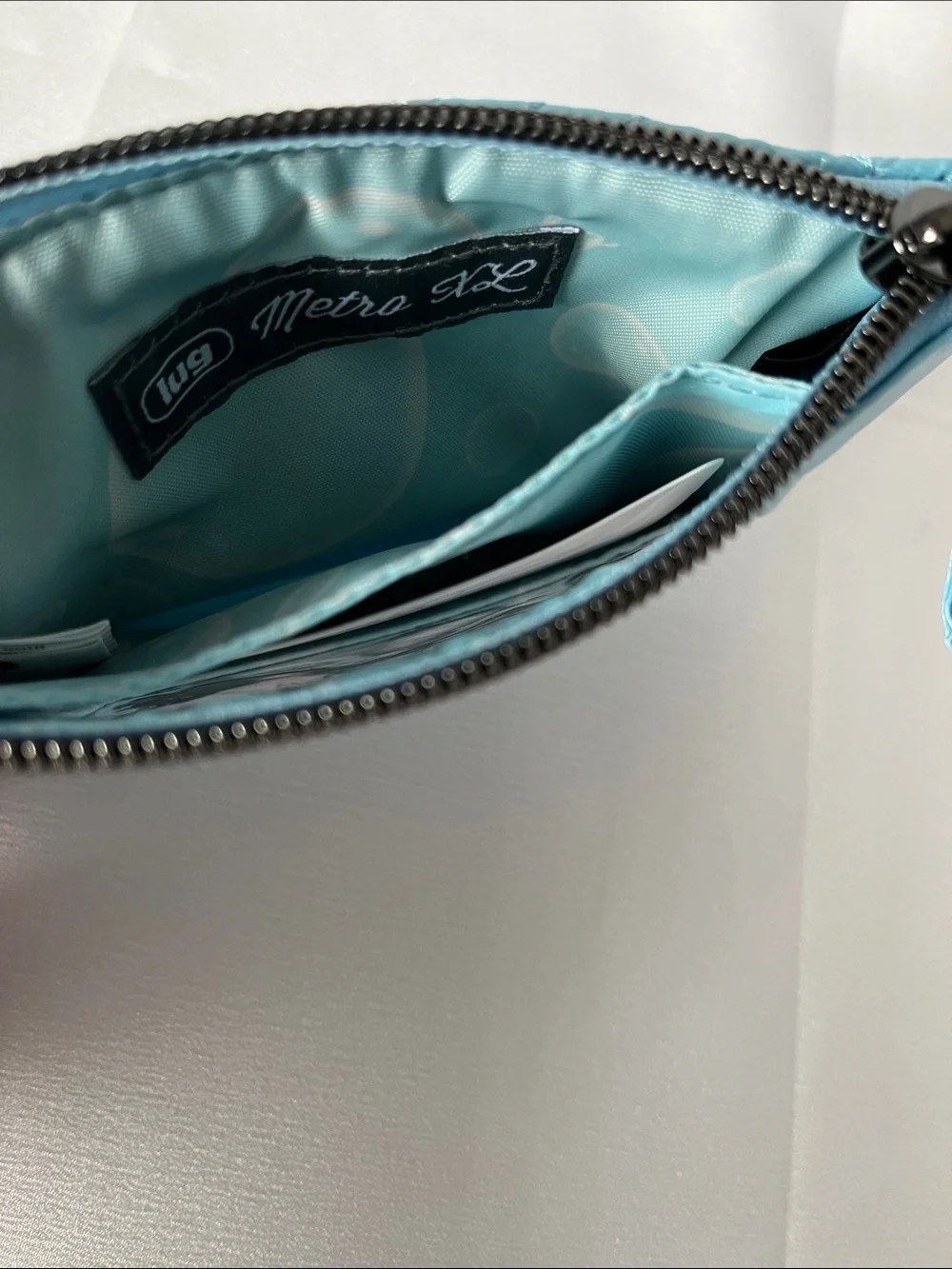LUG -** NWOT** -  Metro XL Pouch in Bubble Blue